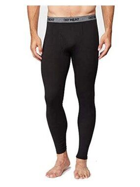 NWT 32 Degrees Heat Men's M Black 2-Pack Base Layer Pants